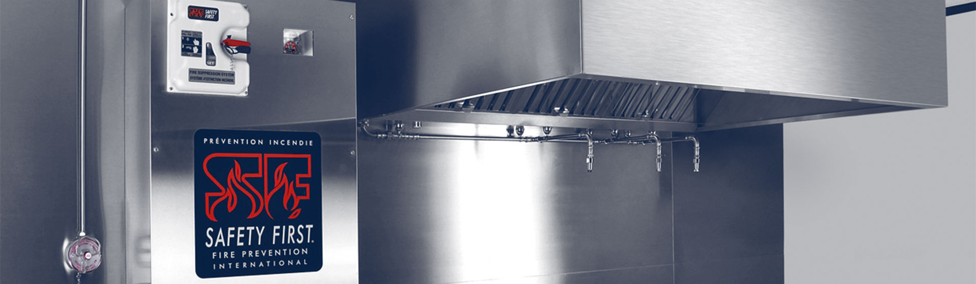 Système SAFETY FIRST® installé dans une cuisine professionnelle